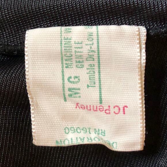 1970s Black Half-Slip with Lace Trim, Large, Gaymode JC Penney Vintage - Picture 9 of 9